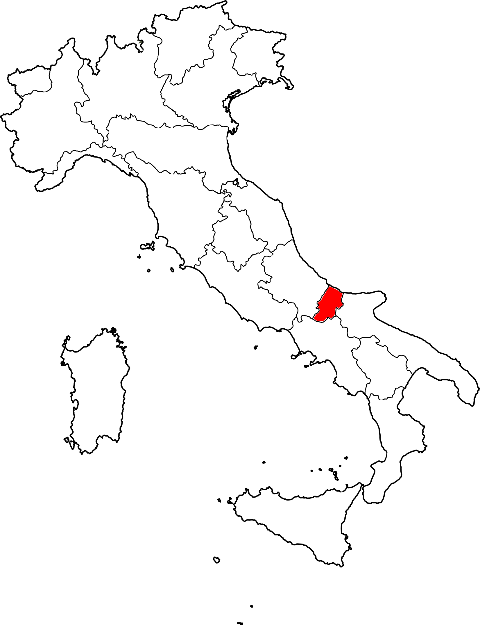 italy map